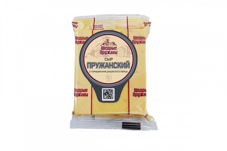 фото продукта Сыр "Пружанский с душистым горошком"