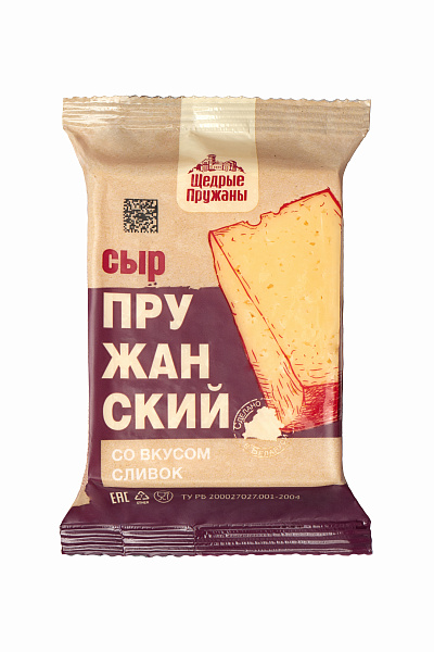 фото продукта Сыр "Пружанский со вкусом сливок"